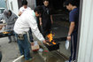 稲刈りのあとのBBQ