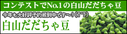 食べなきゃ損する旨さ! 白山だだちゃ豆