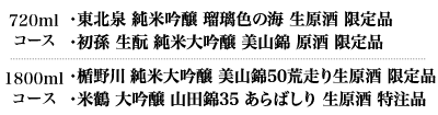 第三回お届け内容