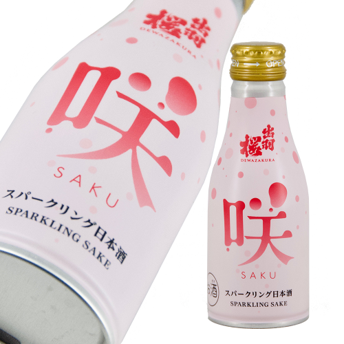 出羽桜 スパークリング日本酒 咲 ボトル缶