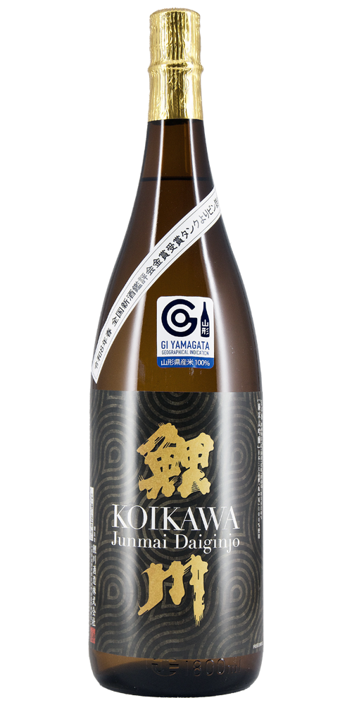 鯉川 純米大吟醸 亀の尾 金賞同一タンク 限定品 全体画像