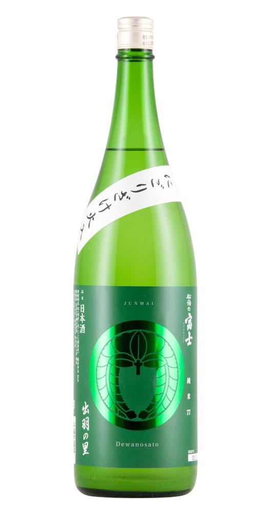 松嶺の富士 家紋ラベル 純米 出羽の里 にごり火入 【山形の地酒/日本酒