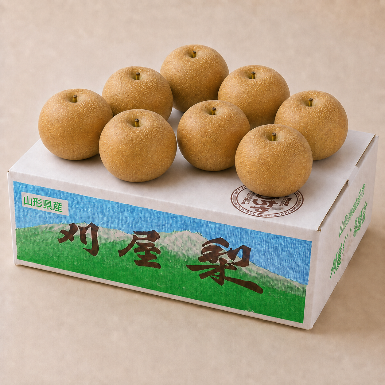 刈屋梨 南水 約3kg・8玉の一例
